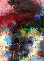 ABSTRACT ART Canvas Print of Who I am Isn't Who I Use to Be