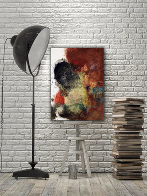 #081210 <br>  Lean on Me <br> Canvas Art Print