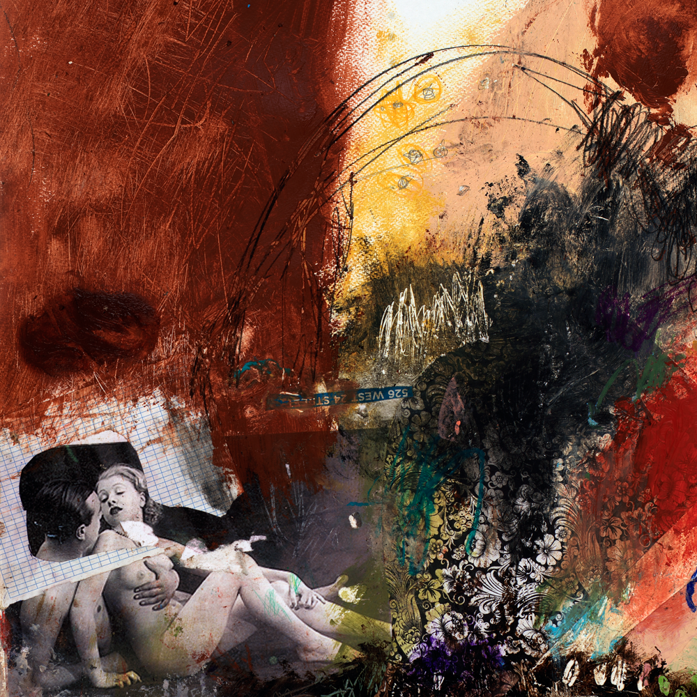 MIXED MEDIA ART Canvas Print of Returned in Kind #081212