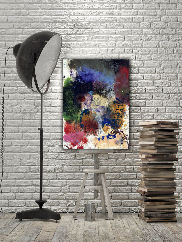 ABSTRACT ART Canvas Print of That Said it All