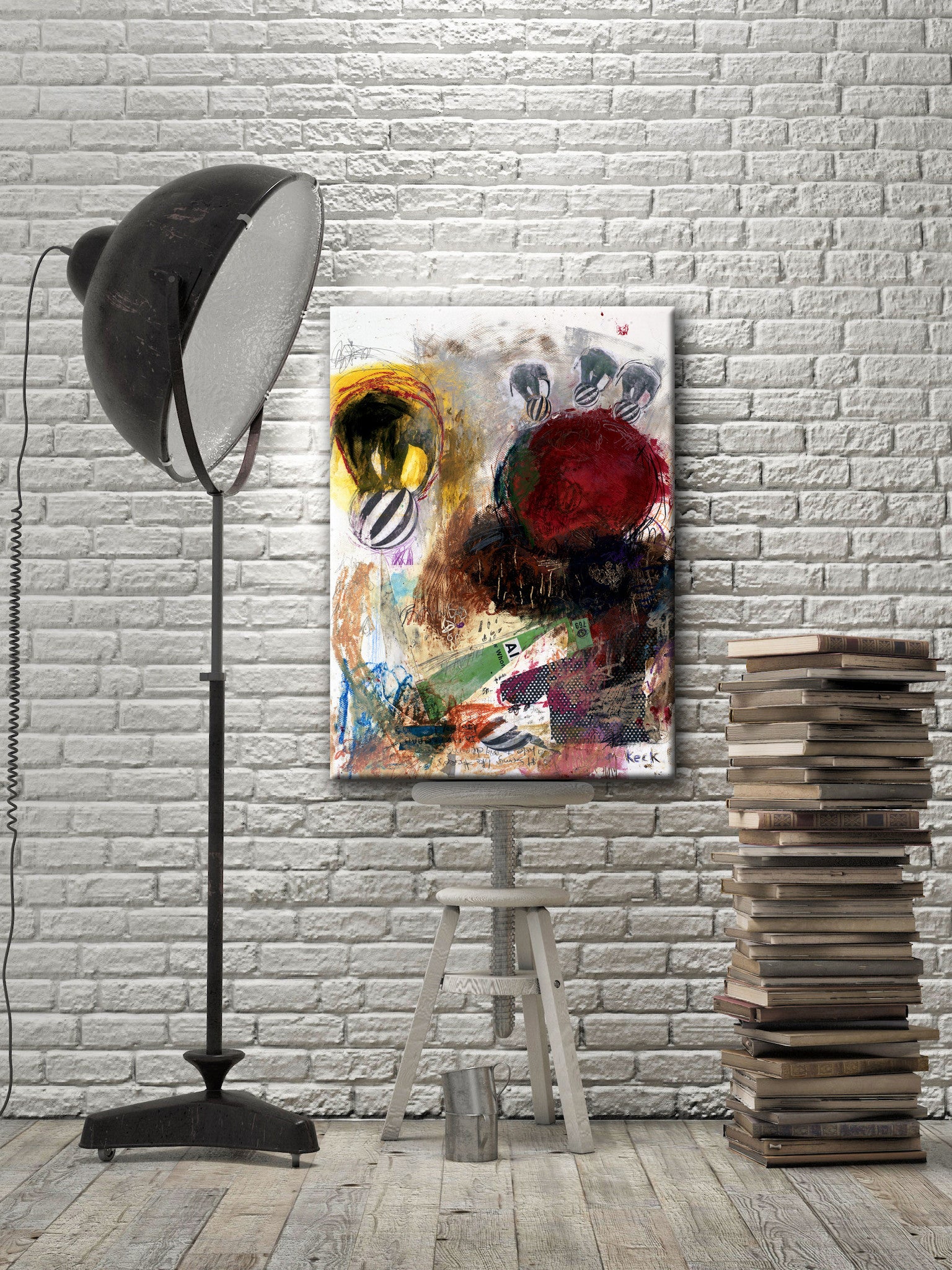 #081216 <br> Print of A Hole in My Dreams <br> Canvas Art Print