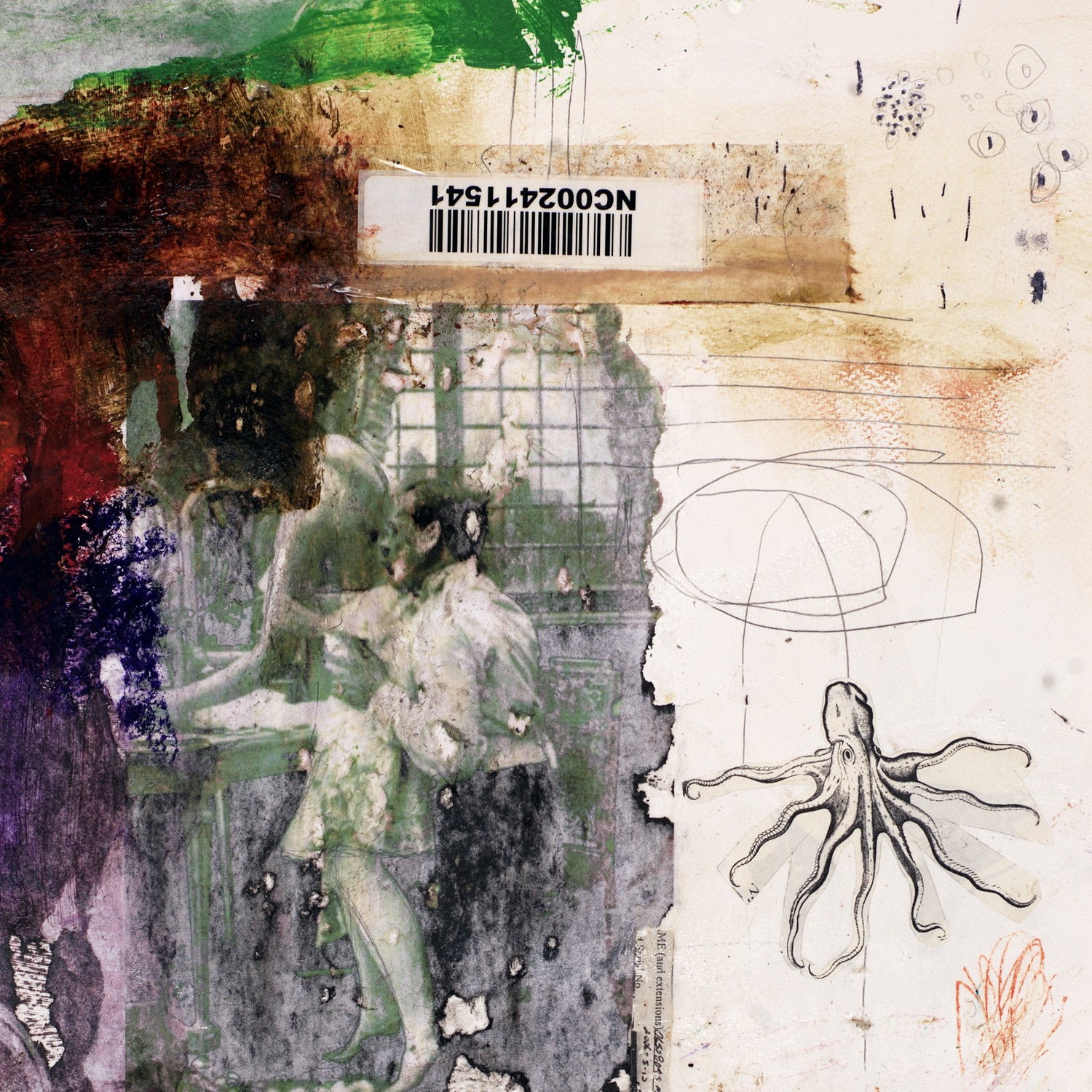 MIXED MEDIA ART Canvas Print of Swallow You Down