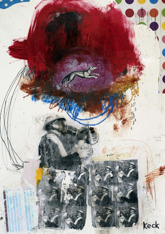 #081219<br> Title: Bittersweet <br> Mixed Media Art Print