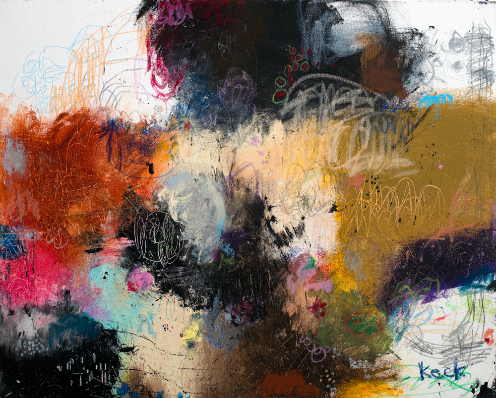#081305 <br> Finally Figured It Out <br> Abstract Art Canvas Print