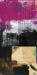 MIXED MEDIA ART Canvas Print of Stop Looking Over My Shoulder