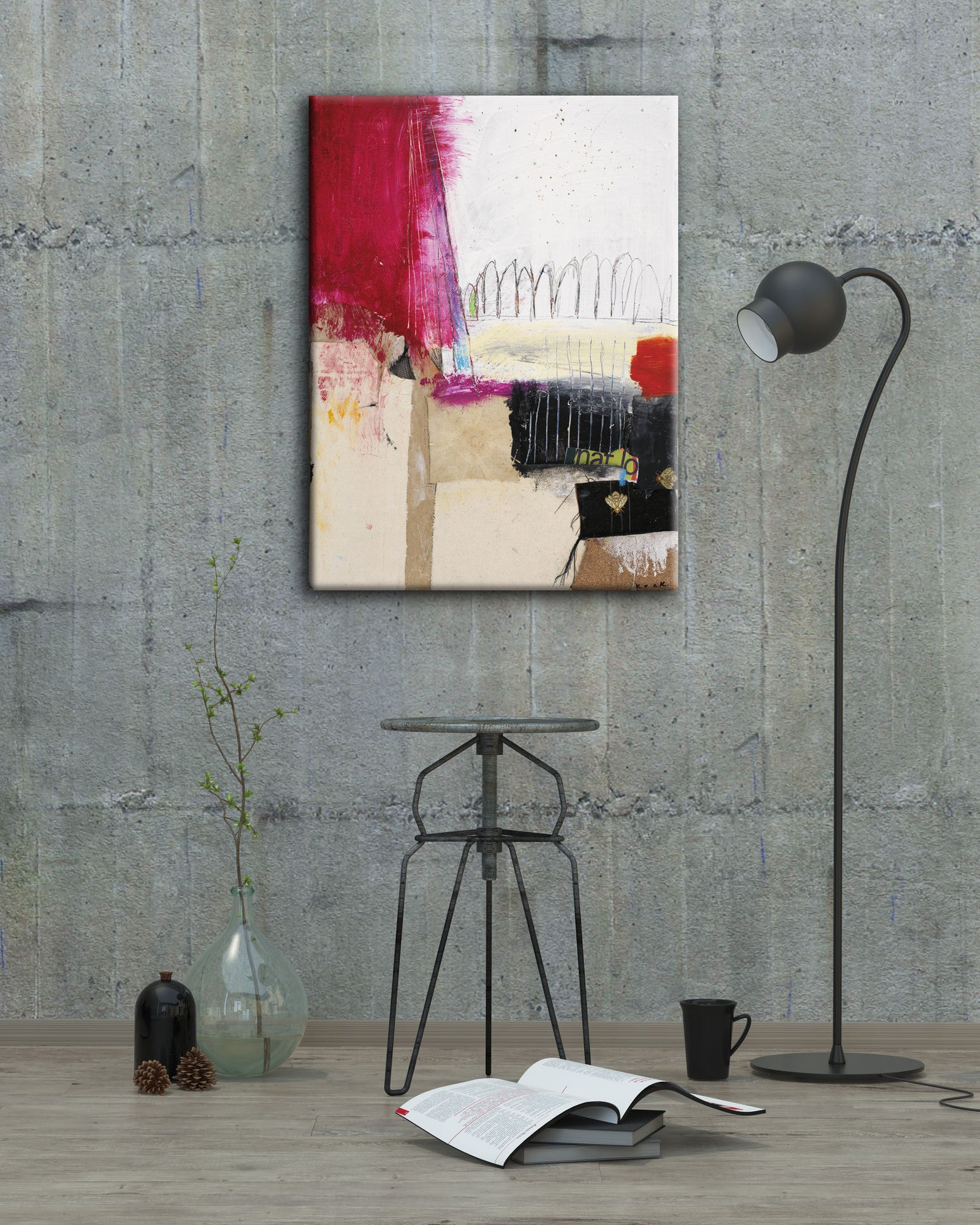 #090709 <br> What Now <br> Canvas Art Print