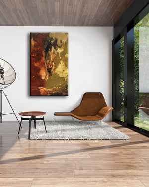 #090714 <br> A Little Less Talk..Alot More Action.. <br> Canvas Art Print