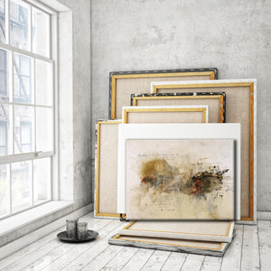 #090807 <br> Serenity Prayer <br> Canvas Art Print