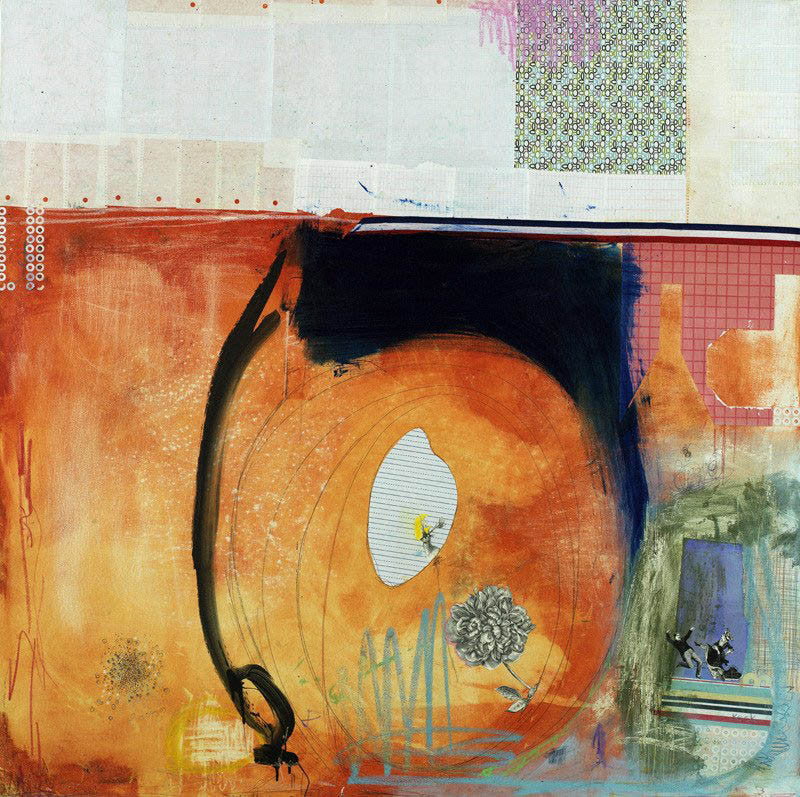 MIXED MEDIA Canvas Print of Beg To Differ