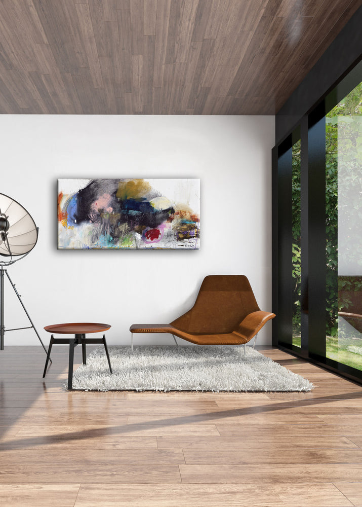 ABSTRACT ART Canvas Print of WHO DO YOU THINK YOU ARE #091006