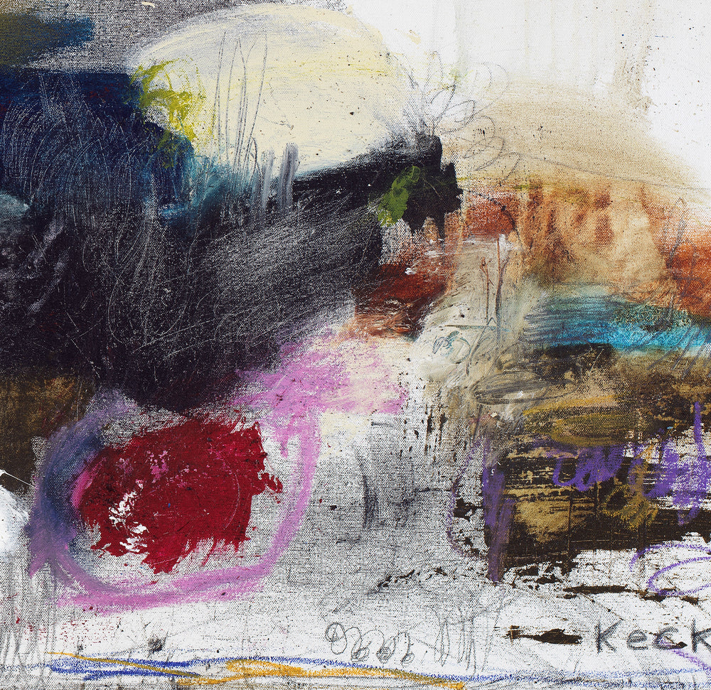 ABSTRACT ART Canvas Print of WHO DO YOU THINK YOU ARE #091006