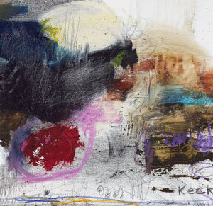ABSTRACT ART Canvas Print of WHO DO YOU THINK YOU ARE #091006