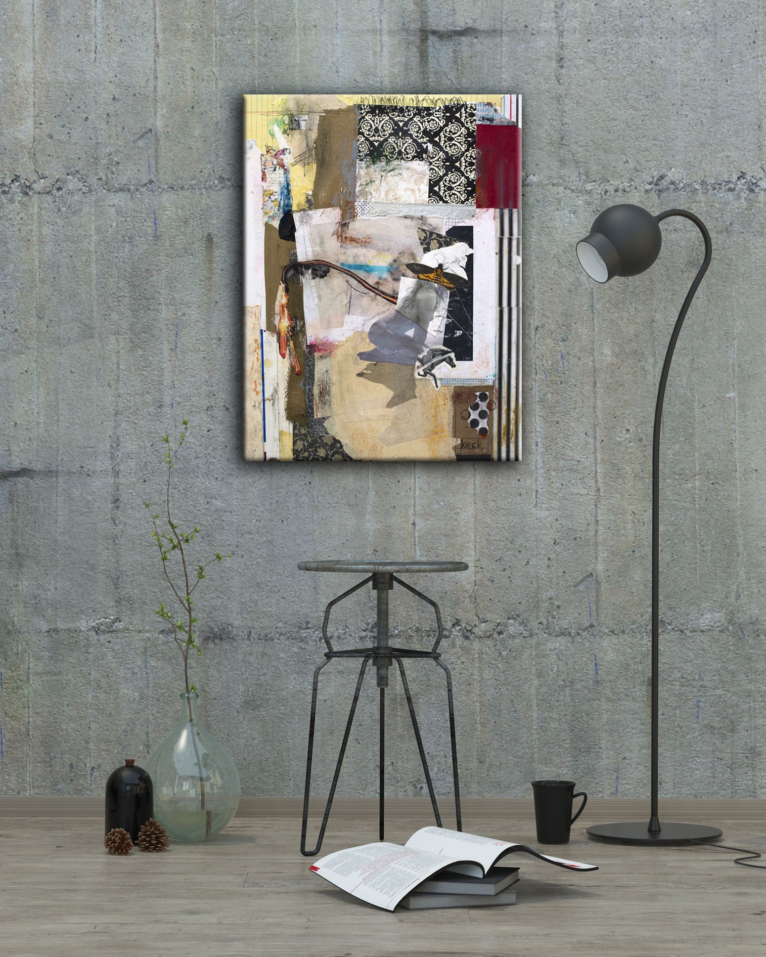 small to large mixed media art prints