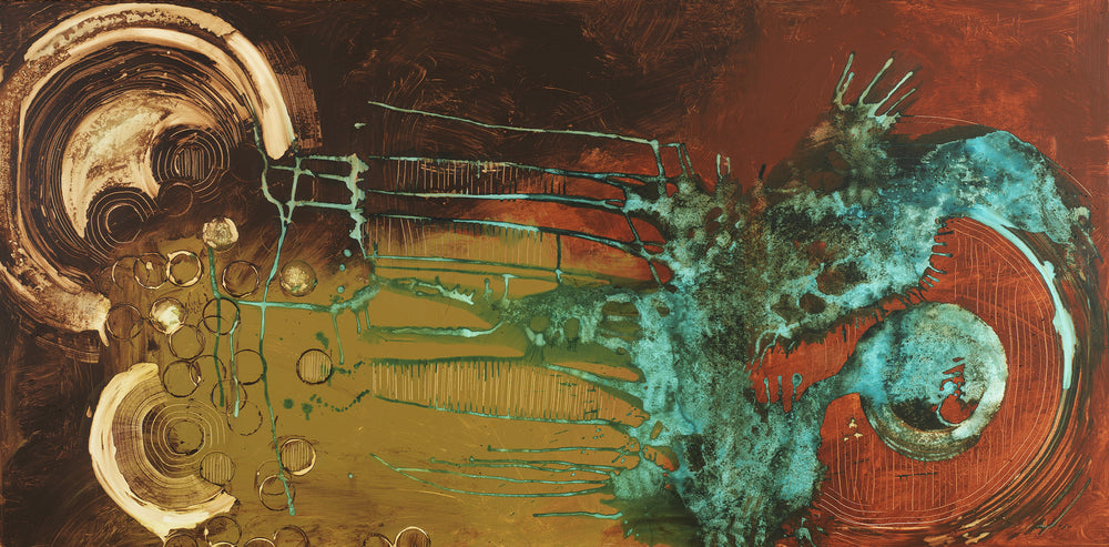 ABSTRACT ART Canvas Print of TAKE ME ALL THE WAY #100601