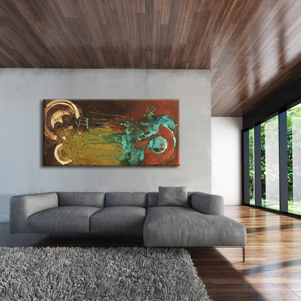 ABSTRACT ART Canvas Print of TAKE ME ALL THE WAY #100601