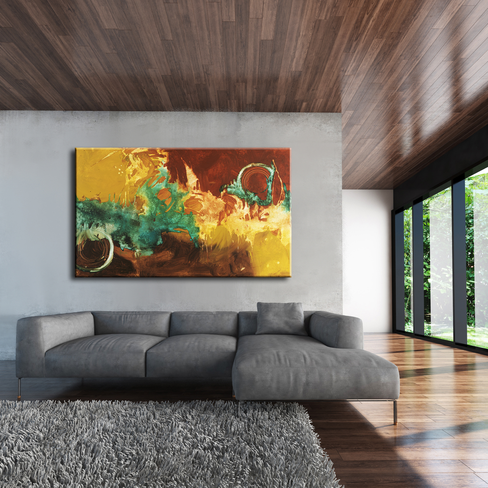 HUGE ABSTRACT CANVAS PRINTS BY MICHEL KECK