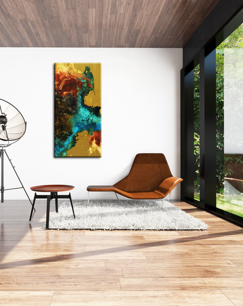 HUGE ABSTRACT CANVAS PRINTS BY MICHEL KECK