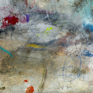 ABSTRACT ART Canvas Print of WHEN THE GOING GETS ROUGH #101004