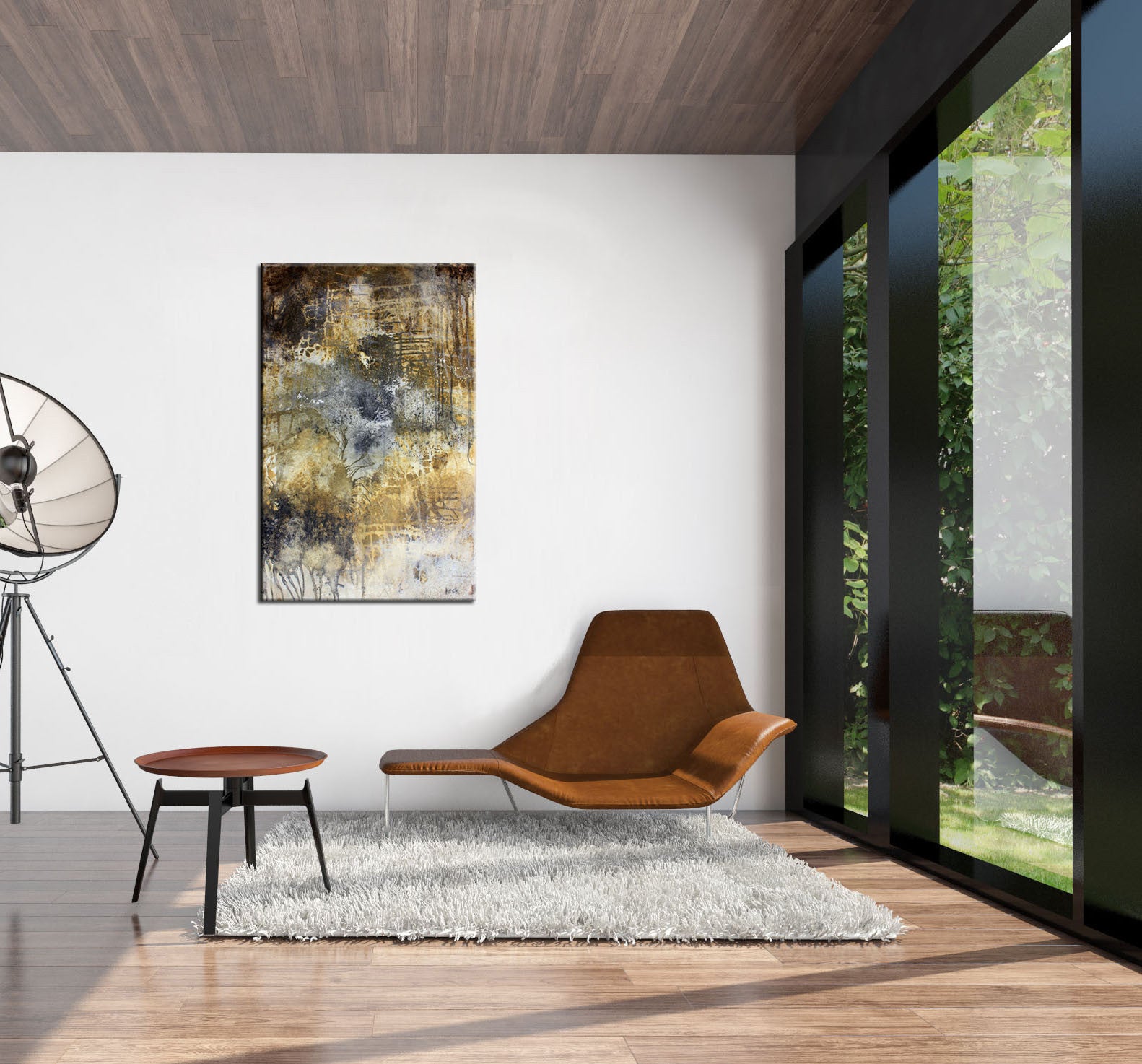 Organic & Raw Abstract<br>Canvas Art Print <br> Double Standard