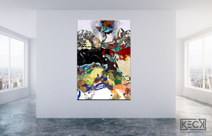 #101712<br>Down The Rabbit Hole Series<br> Curiouser and Curiouser<br> Canvas Art Print