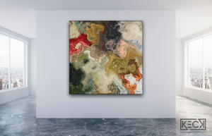 COLORFUL ABSTRACT ART BY MICHEL KECK