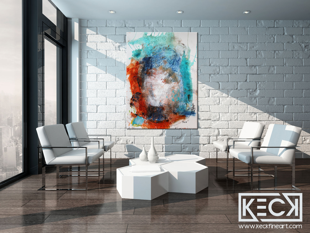 
                
                    Load image into Gallery viewer, Abstract Canvas Art Print &amp;lt;br&amp;gt;2019 Collection &amp;lt;br&amp;gt;Title: Walk Me Home &amp;lt;br&amp;gt; Michel Keck
                
            
