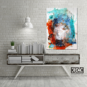 Abstract Canvas Art Print <br>2019 Collection <br>Title: Walk Me Home <br> Michel Keck