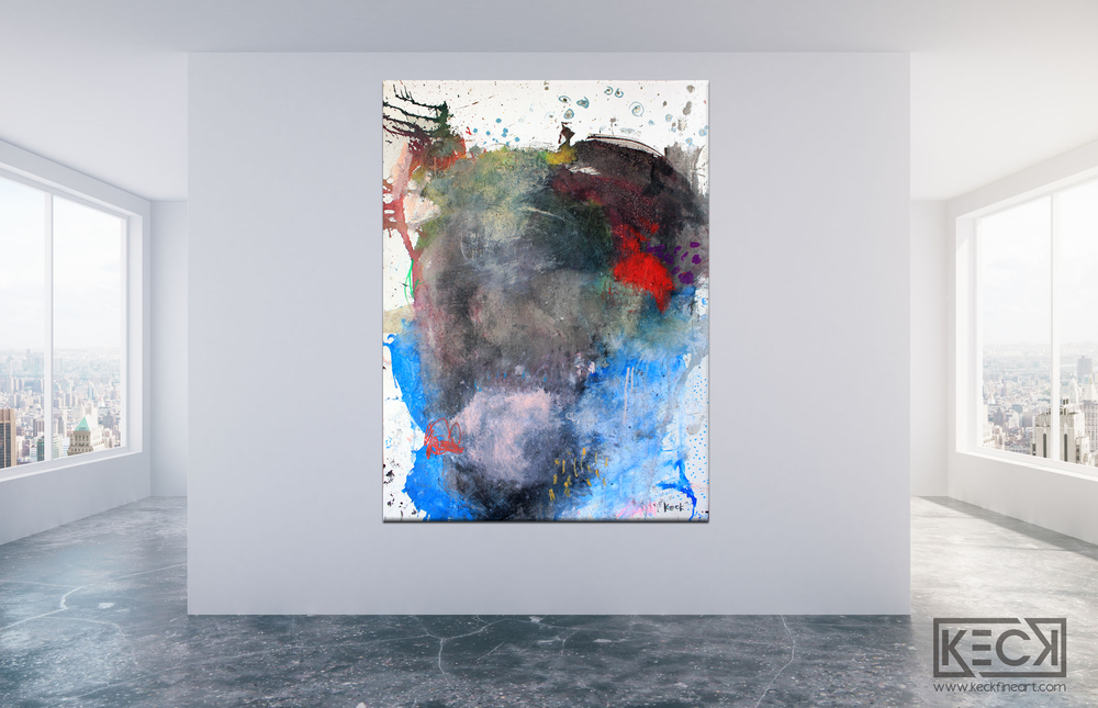 Abstract Canvas Art Print <br>2019 Collection <br>Title: Finding Joy <br> Michel Keck