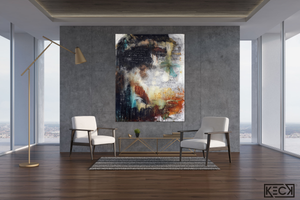 #102101 Psalm 17:6-8 <br> Abstract Art Scripture Print