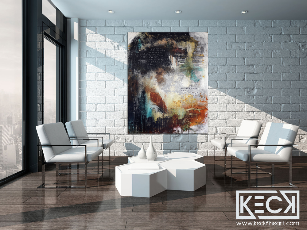 
                
                    Load image into Gallery viewer, #102101 Psalm 17:6-8 &amp;lt;br&amp;gt; Abstract Art Scripture Print
                
            