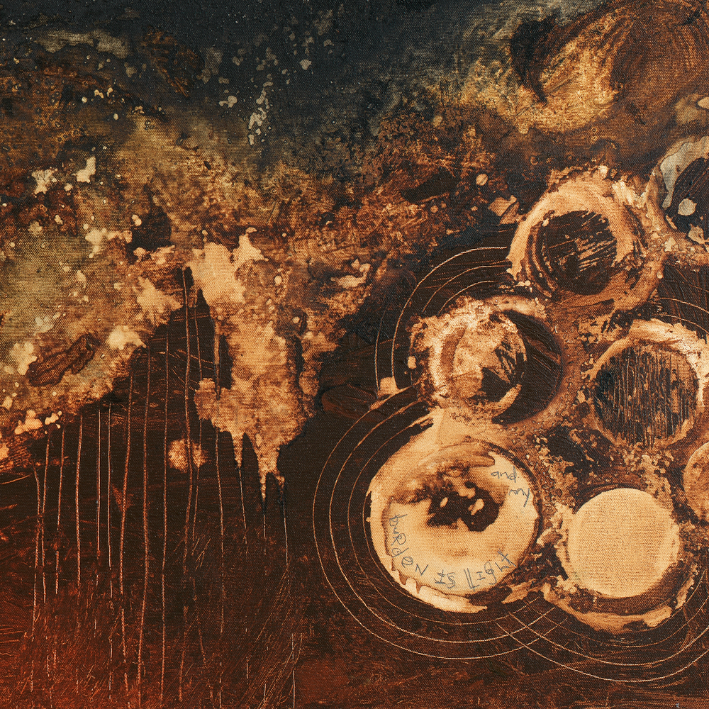 Abstract Religious Art. Modern abstract art prints with scripture and prayers incorporated into them.