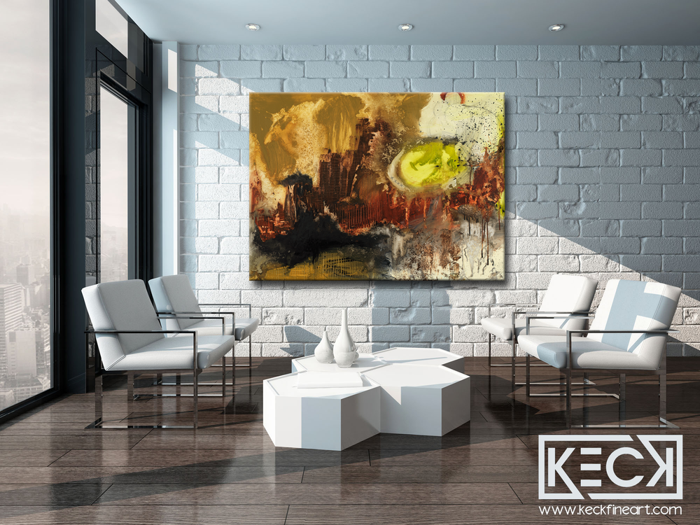 BIG ART PRINTS: Huge selection of upscale, overiszed, abstract art prints by Michel Keck