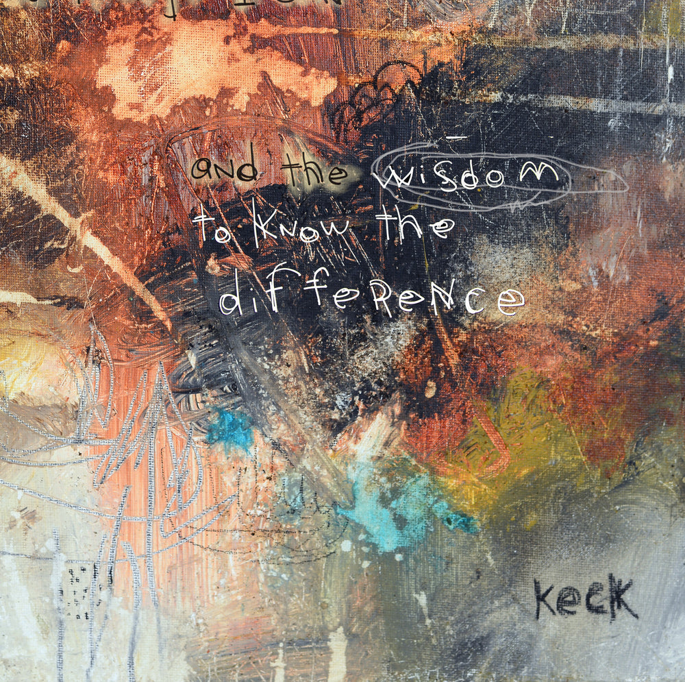 
                
                    Load image into Gallery viewer, #111504 Serenity Prayer &amp;lt;br&amp;gt; Abstract Prayer Art Print
                
            