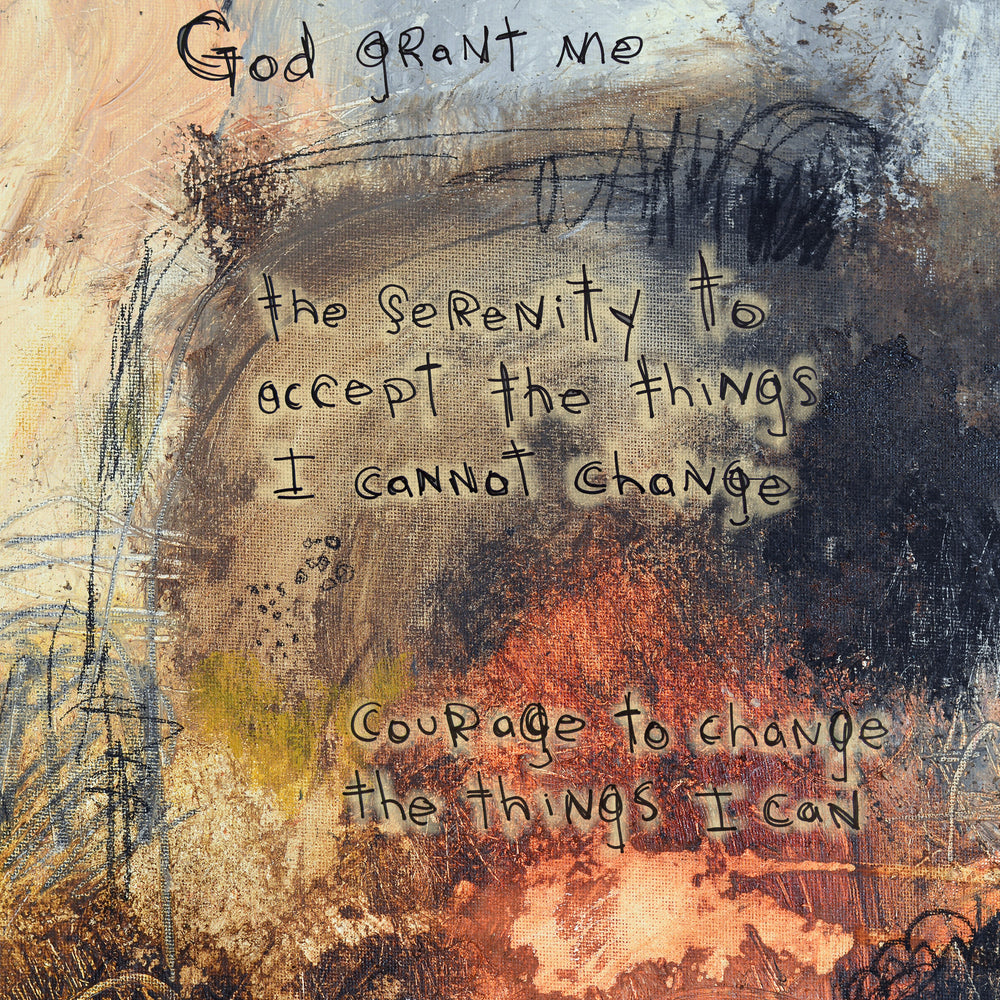 
                
                    Load image into Gallery viewer, #111504 Serenity Prayer &amp;lt;br&amp;gt; Abstract Prayer Art Print
                
            