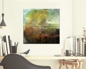 SCRIPTURE ART 111506 James 1:2-3 Canvas Print
