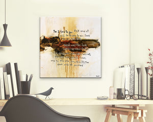 SCRIPTURE ART 111517 Luke 11:9-10 Canvas Print