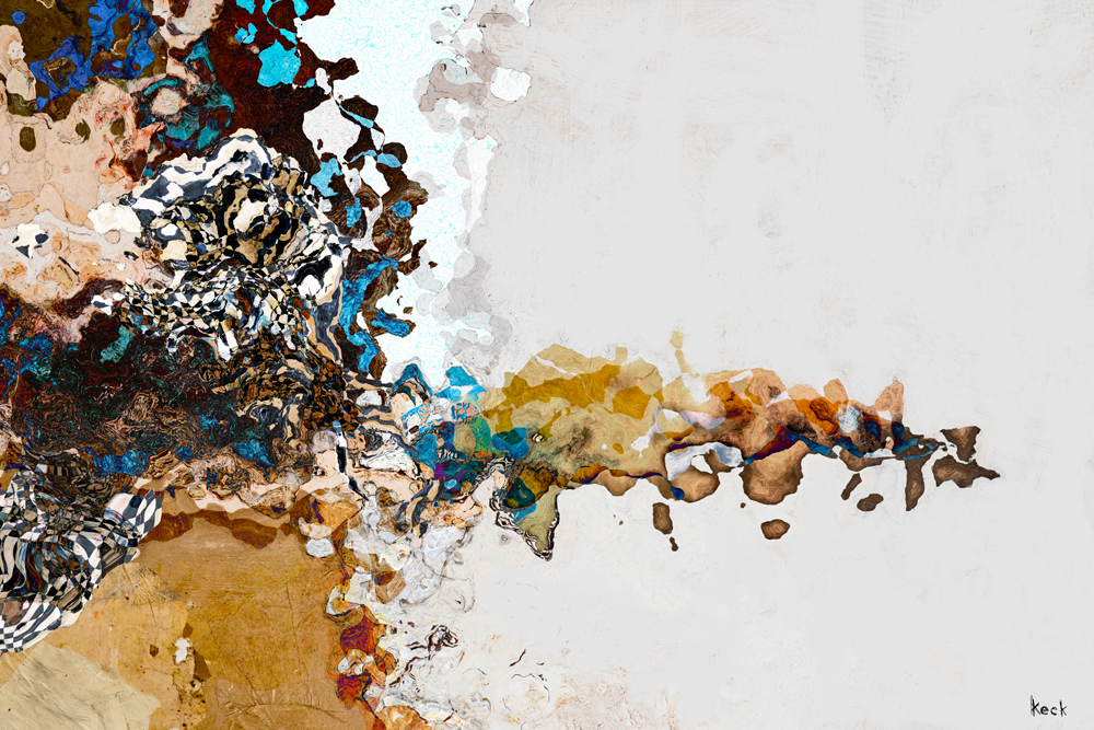 #111701<br>Down The Rabbit Hole Series<br> You Used To Be<br> Much More Muchier <br> Abstract Art Canvas Print