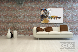 #111701<br>Down The Rabbit Hole Series<br> You Used To Be<br> Much More Muchier <br> Abstract Art Canvas Print