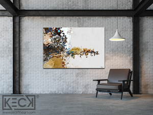 #111701<br>Down The Rabbit Hole Series<br> You Used To Be<br> Much More Muchier <br> Abstract Art Canvas Print