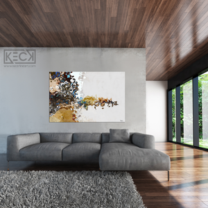 #111701<br>Down The Rabbit Hole Series<br> You Used To Be<br> Much More Muchier <br> Abstract Art Canvas Print