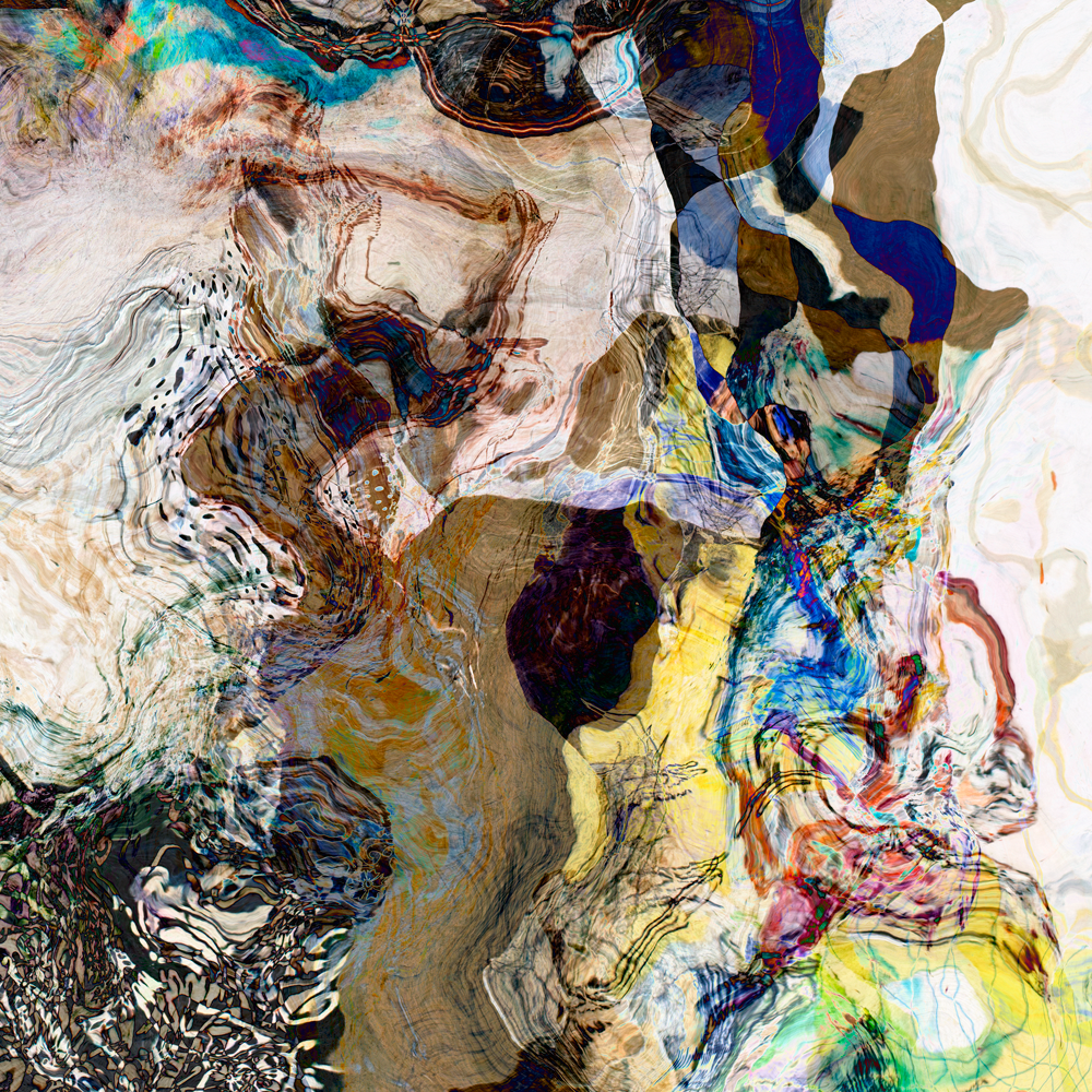 #111702<br>Down The Rabbit Hole Series<br> Curiosity Often Leads To Trouble.. <br>Abstract Canvas Art Print