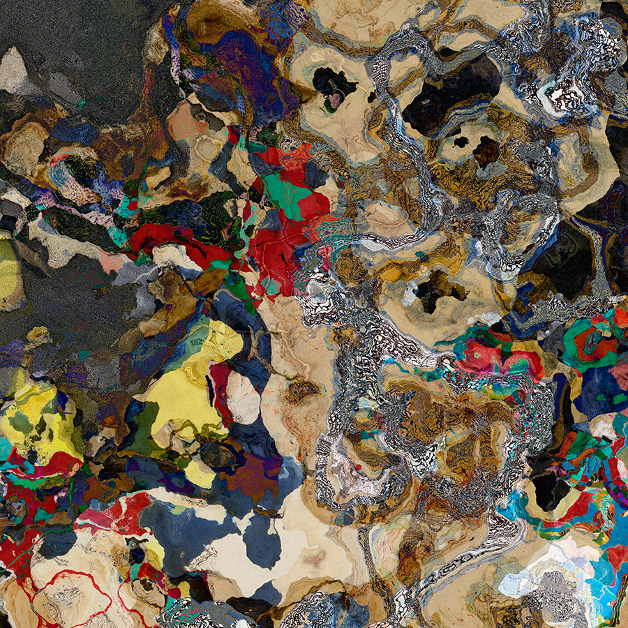 BEAUTIFUL COLORFUL ABSTRACT ART BY MICHEL KECK