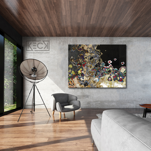 COLORFUL ABSTRACT ART BY MICHEL KECK