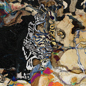 #111705<br> Down The Rabbit Hole Series<br> It Would Be So Nice If Something Made Sense For A Change<br> Abstract Art Canvas Print