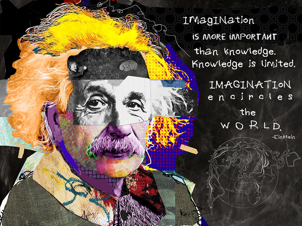Albert Einstein art