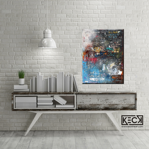 Abstract Prints with Verse from the Bible.  Michel Keck Scripture Art Prints.