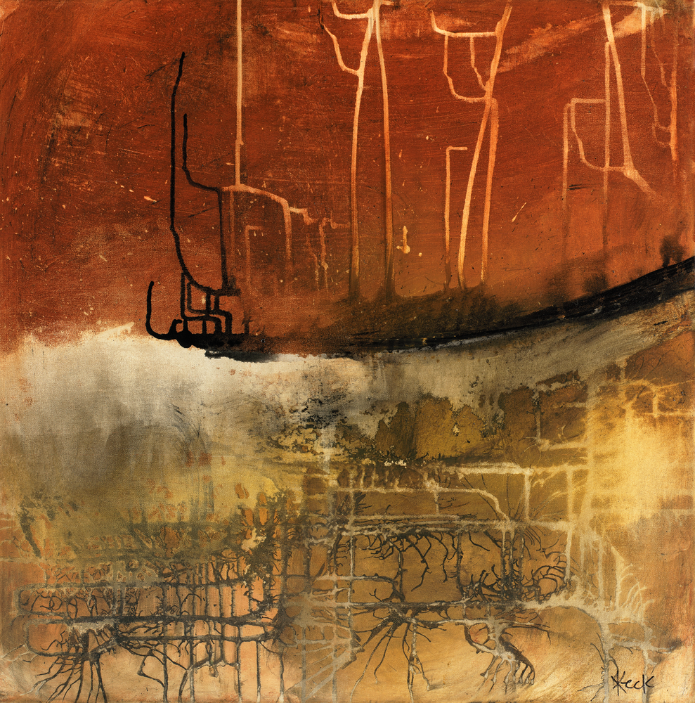 #120705 Untitled <br>From Gridlock Series <br>Canvas Art Print