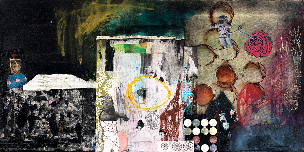BIG Collage & Mixed Media Art Prints: Oversized Collage Art for Large Spaces
