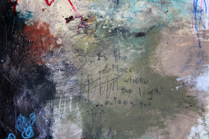 Abstract Canvas Art Print <br>2019 Collection <br>Title:  Wound <br> Michel Keck