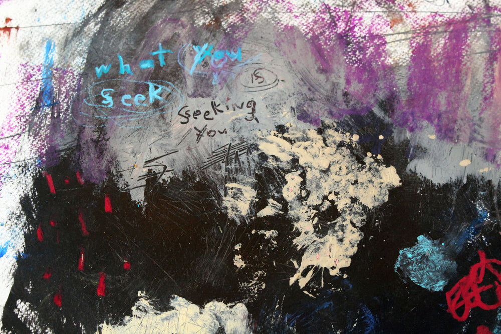 Abstract Canvas Art Print <br>2019 Collection <br>Title:  what you seek <br> Michel Keck